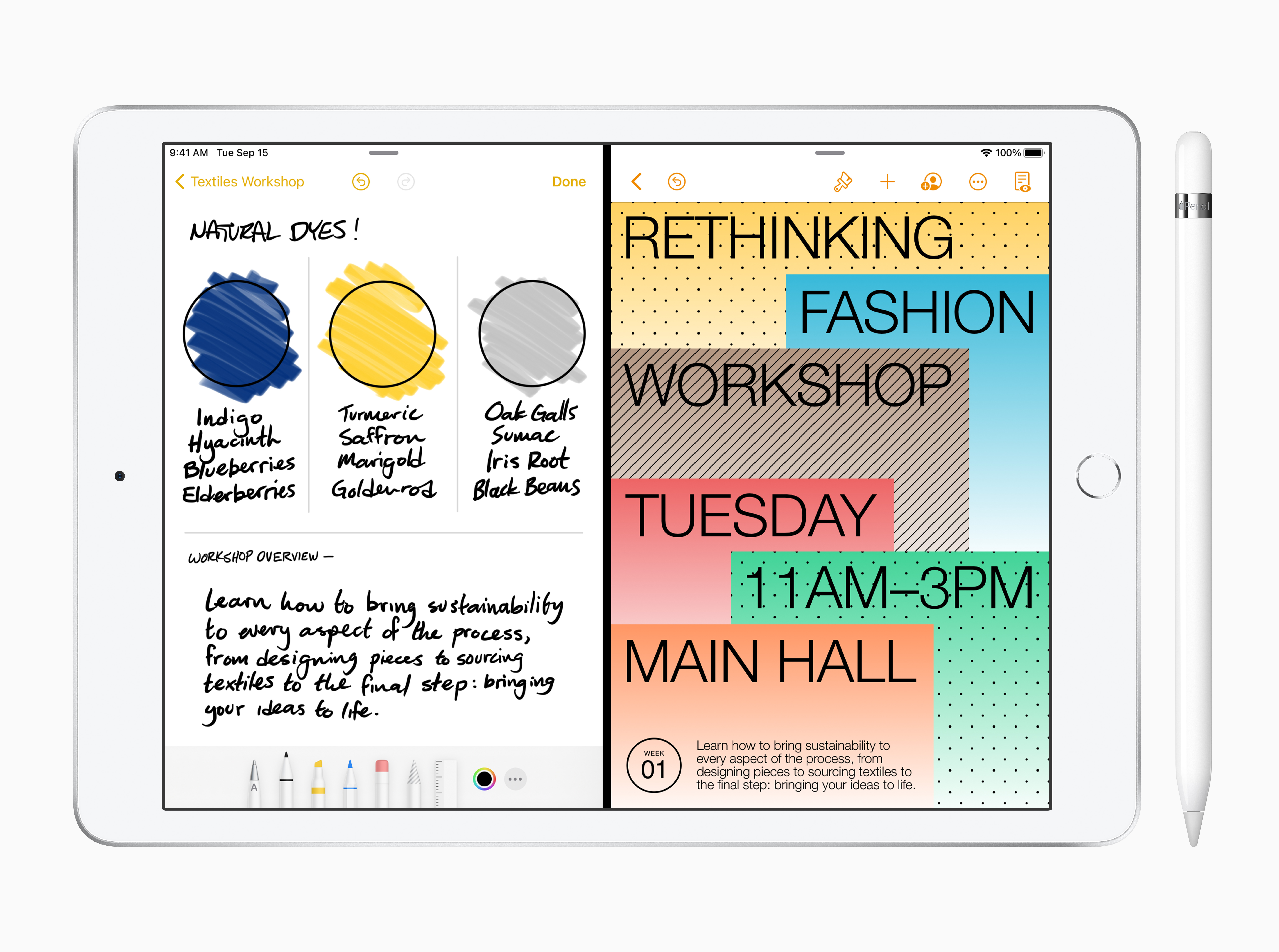 Il nuovo iPad di Apple con il potente chip A12 Bionic porta per la prima volta sul modello di base il Neural Engine. Dotato di display Retina da 10,2", fotocamere evolute e una batteria che dura tutto il giorno. In combinazione con il chip A12 Bionic, la potenza di iPadOS e Apple Pencil (prima generazione), è perfetto per disegnare, prendere appunti, annotare documenti e tanto altro. Con il suo design sottile e leggero, è portatile e robusto. Offre prestazioni wireless ultra-rapide, supporto per la connettività LTE di classe gigabit4 e una batteria che dura tutto il giorno, così gli utenti avranno la libertà di lavorare, imparare e restare in contatto con familiari e amici, da casa o ovunque si trovino. Con Touch ID è possibile sbloccare l’iPad in modo semplice e sicuro con un dito, per proteggere le informazioni più importanti. Disponibile nei colori argento, grigio siderale e oro, in configurazioni da 32GB e 128GB. Prezzo a partire da 389 euro. Per il mondo Education è previsto un risparmio fino a 91 euro. www.apple.com Il nuovo iPad di Apple con il potente chip A12 Bionic porta per la prima volta sul modello di base il Neural Engine. Dotato di display Retina da 10,2", fotocamere evolute e una batteria che dura tutto il giorno. In combinazione con il chip A12 Bionic, la potenza di iPadOS e Apple Pencil (prima generazione), è perfetto per disegnare, prendere appunti, annotare documenti e tanto altro. Con il suo design sottile e leggero, è portatile e robusto. Offre prestazioni wireless ultra-rapide, supporto per la connettività LTE di classe gigabit4 e una batteria che dura tutto il giorno, così gli utenti avranno la libertà di lavorare, imparare e restare in contatto con familiari e amici, da casa o ovunque si trovino. Con Touch ID è possibile sbloccare l’iPad in modo semplice e sicuro con un dito, per proteggere le informazioni più importanti. Disponibile nei colori argento, grigio siderale e oro, in configurazioni da 32GB e 128GB. Prezzo a partire da 389 euro. Per il mondo Education è previsto un risparmio fino a 91 euro. www.apple.com