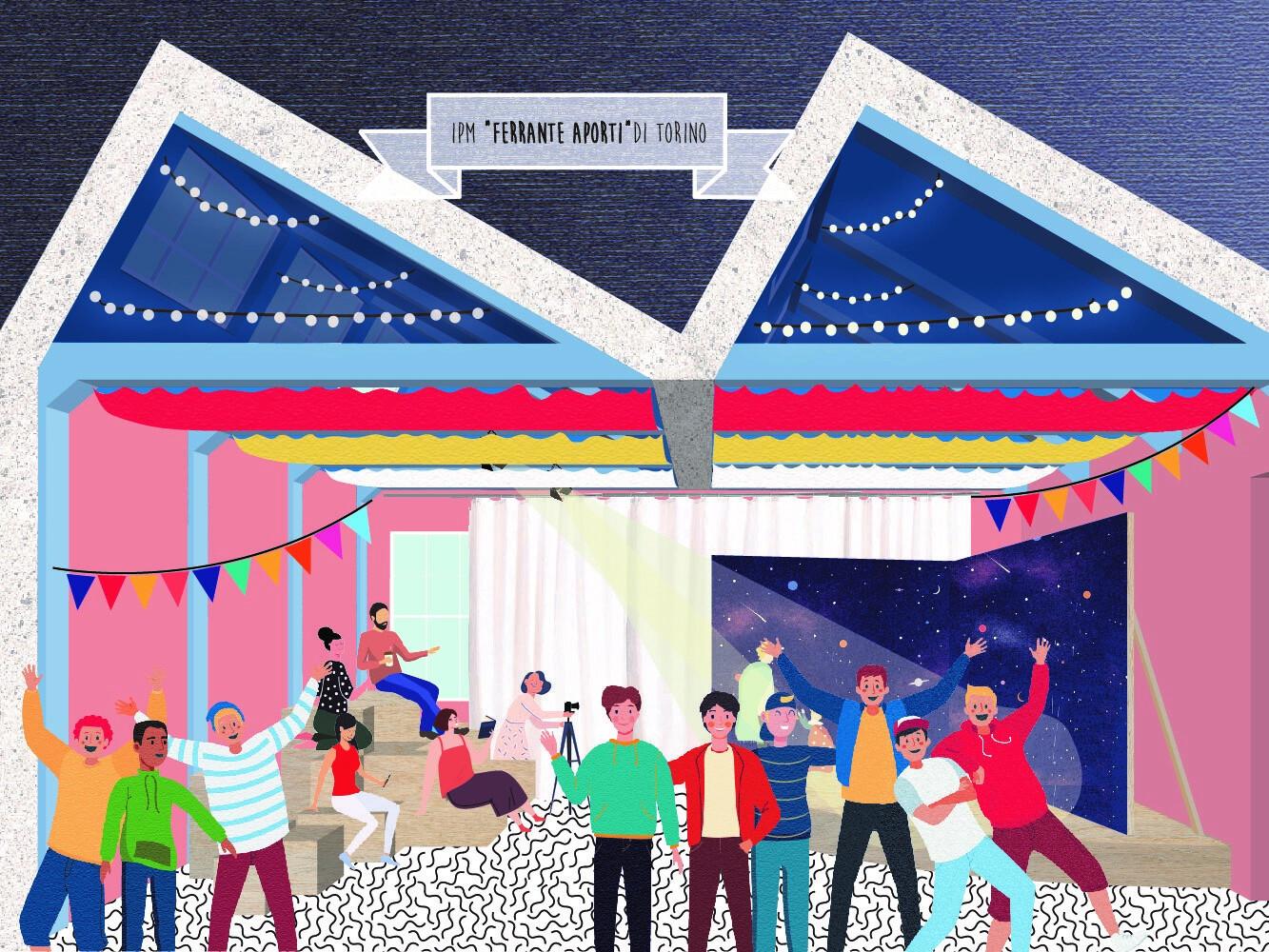 Bottom Up! Torino progetto Wall coming