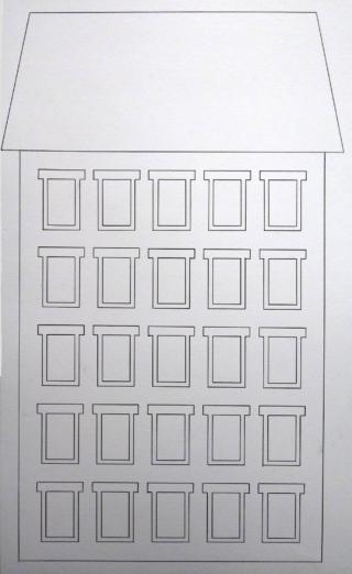 Stampate a misura il disegno allegato della casa.