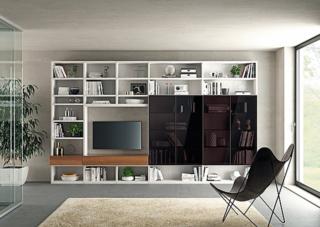 Composizione Living 558 di Giessegi (www.giessegi.it)