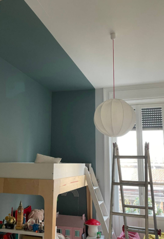 Porzione di soffitto dipinta