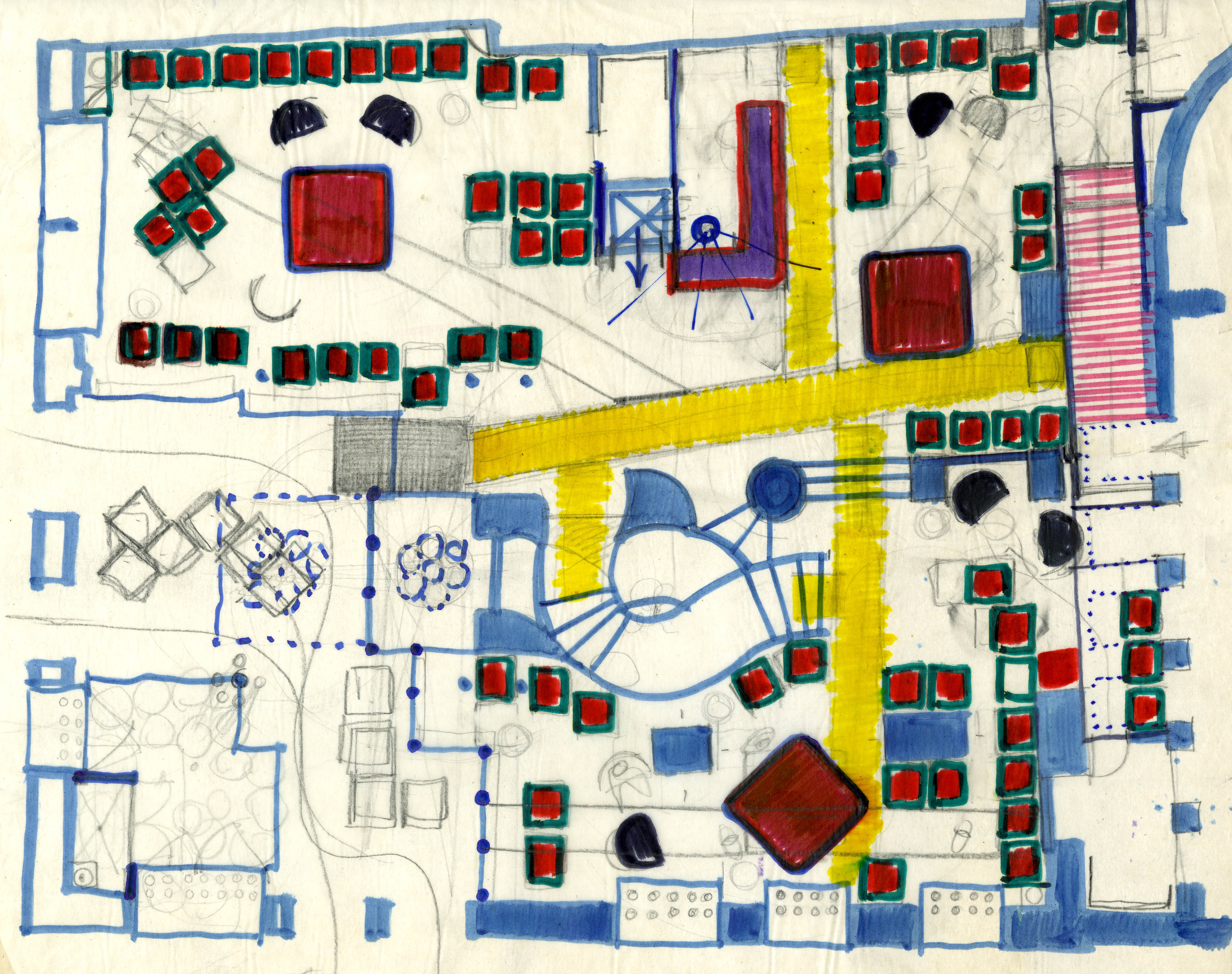 Showroom Cerruti1881, 1967 ©Vico Magistretti - Fondazione studio museo Vico Magistretti