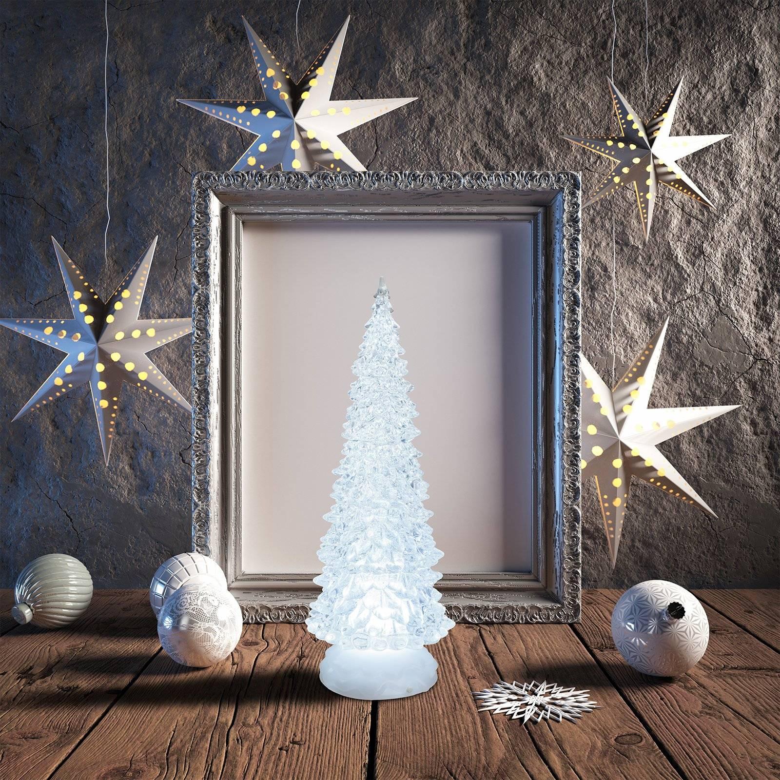 Gaddrt 48PCS 30 mm Albero di Natale Appeso Ornamento Bauble Home Decor Sky Blue 
