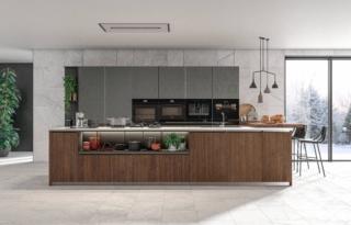 cucina laminato immagina plus lube ante melaminico terra bruciata titanio isola bancone snack cucina laminato immagina plus lube ante melaminico terra bruciata titanio isola bancone snack