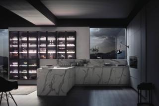 cucina laminato loft urban arrex ante finitura calacatta penisola cucina laminato loft urban arrex ante finitura calacatta penisola
