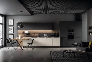 cucina laminato mia arredo3 ante pet maxximatt fango opaco lavagna nero opaco tavolo penisola laminato noce america cucina laminato mia arredo3 ante pet maxximatt fango opaco lavagna nero opaco tavolo penisola laminato noce america