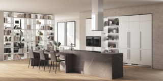 cucina laminato mood scavolini ante laminato opaco pietra grey tavolo rovere nabuk isola cucina laminato mood scavolini ante laminato opaco pietra grey tavolo rovere nabuk isola