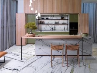 cucina stile moderno minimale buffet forest E7.90 E5.90 gamadecor ante rovere puro laccato verde origano lucido cucina stile moderno minimale buffet forest E7.90 E5.90 gamadecor ante rovere puro laccato verde origano lucido