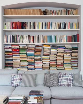 Nicchia arco piena rasa di libri Nicchia arco piena rasa di libri