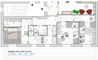 planimetria dettaglio zona notte aggiungere terzo bagno in 150 mq planimetria dettaglio zona notte aggiungere terzo bagno in 150 mq