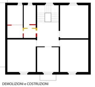 planimetria raffronto demolizioni ricostruzioni gialli rossi planimetria raffronto demolizioni ricostruzioni gialli rossi