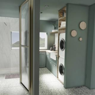 progetto 3D spazio lavanderia progetto 3D spazio lavanderia