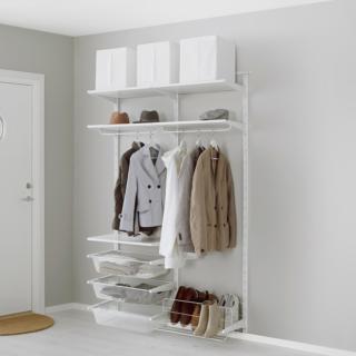 Sistema per cabina Algot di Ikea
(www.ikea.com) Sistema per cabina Algot di Ikea
(www.ikea.com)