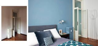 Calorifero dipinto come la parete prima e dopo Calorifero dipinto come la parete prima e dopo