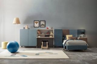 camera boiserie rivestita tessuto contenitore sospeso scrittoio programma vision letto sommier twils camera boiserie rivestita tessuto contenitore sospeso scrittoio programma vision letto sommier twils