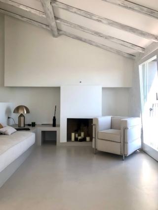 Camino essenziale in cartongesso Camino essenziale in cartongesso