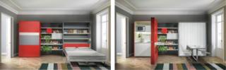 parete trasformabile attrezzata cucina scomparsa libreria letto tavolo richiudibile penelope 2 dining +kitchen box clei aperto chiuso parete trasformabile attrezzata cucina scomparsa libreria letto tavolo richiudibile penelope 2 dining +kitchen box clei aperto chiuso