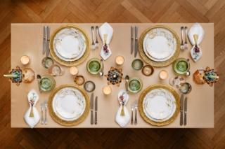 tavola verde e oro giorgia fantin borghi
