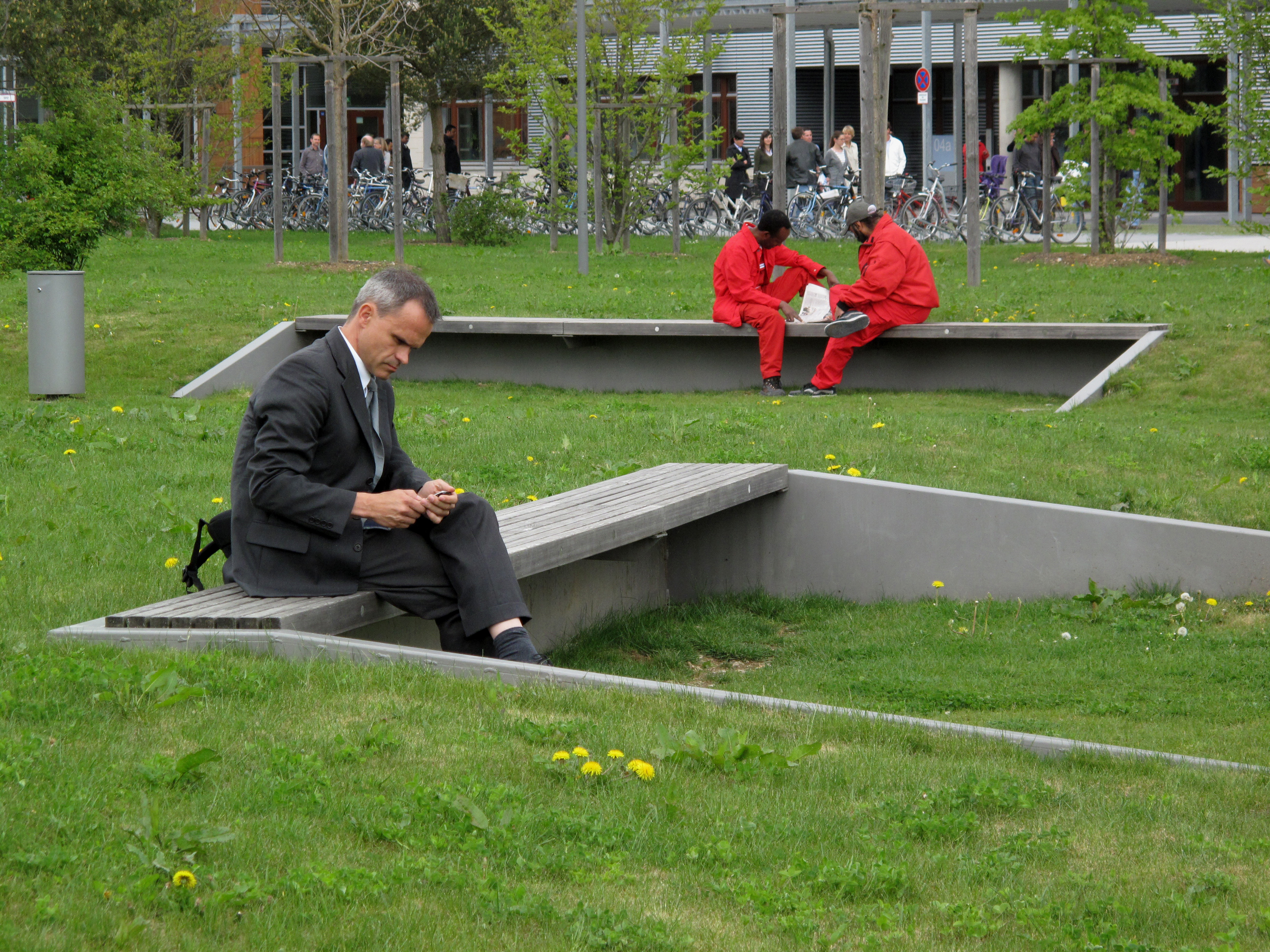 Settings for solitary or group uses, Infineon campus, Monaco (Germania) _ foto Marc Treib