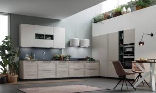 cucina modello piu recente ante laminato crema effetto legno twin arrex angolo cucina modello piu recente ante laminato crema effetto legno twin arrex angolo