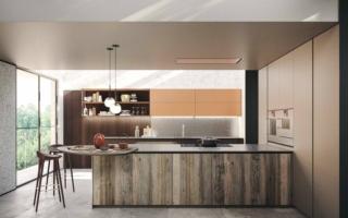 cucina modello piu recente ante legno vecchio finitura grey pensili laccati caramello maestrale scandola mobili isola piano cucina modello piu recente ante legno vecchio finitura grey pensili laccati caramello maestrale scandola mobili isola piano