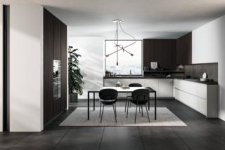 cucina modello piu recente ante vetro opaco piuma impiallacciato rovere ebano glass 2.0 arredo3 angolo cucina modello piu recente ante vetro opaco piuma impiallacciato rovere ebano glass 2.0 arredo3 angolo