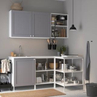 cucina modello piu recente sistema componibile elementi acciaio rivestito polvere bianco enhet ikea angolare cucina modello piu recente sistema componibile elementi acciaio rivestito polvere bianco enhet ikea angolare