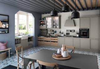 cucina vero legno ante dogate frassino laccato argilla opaco contempo creo cucina vero legno ante dogate frassino laccato argilla opaco contempo creo