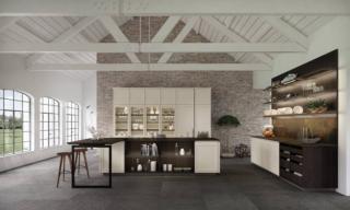 cucina vero legno boiserie basi eucalipto termotrattato filo euromobil isola bancone snack cucina vero legno boiserie basi eucalipto termotrattato filo euromobil isola bancone snack