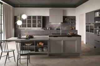 cucina vero legno colonne pensili frassino grigio pernice newport stosa isola bancone snack cucina vero legno colonne pensili frassino grigio pernice newport stosa isola bancone snack