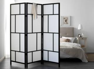 paravento pieghevole tre ante legno nero polipropilene bianco risor ikea italia paravento pieghevole tre ante legno nero polipropilene bianco risor ikea italia