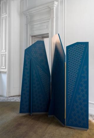 paravento tre pannelli diversi mdf laccato ottanio zefiro mentemano paravento tre pannelli diversi mdf laccato ottanio zefiro mentemano