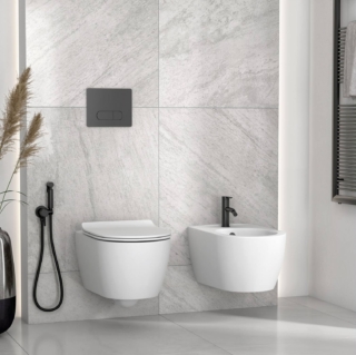 Il bidet sospeso serie Amsterdam di Tecnomat è in ceramica bianca, resistente e facile da pulire. Questo modello è progettato per l'installazione sospesa, una scelta che facilita la pulizia del pavimento sottostante e contribuisce a creare un ambiente più arioso e moderno. Il bidet è predisposto per l'allacciamento esterno dell'acqua. È dotato di foro per il troppopieno, una sicurezza aggiuntiva per prevenire eventuali fuoriuscite d'acqua. Misura L 36 x  P 53,5 x H 29 cm. Prezzo 119 euro. Verificare sul sito Tecnomat https://www.tecnomat.it i costi dei prodotti in vendita nei negozi della propria zona  