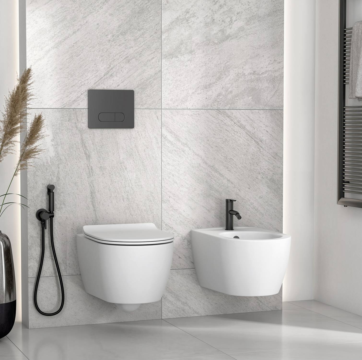Il bidet sospeso serie Amsterdam di Tecnomat è in ceramica bianca, resistente e facile da pulire. Questo modello è progettato per l'installazione sospesa, una scelta che facilita la pulizia del pavimento sottostante e contribuisce a creare un ambiente più arioso e moderno. Il bidet è predisposto per l'allacciamento esterno dell'acqua. È dotato di foro per il troppopieno, una sicurezza aggiuntiva per prevenire eventuali fuoriuscite d'acqua. Misura L 36 x  P 53,5 x H 29 cm. Prezzo 119 euro. Verificare sul sito Tecnomat https://www.tecnomat.it i costi dei prodotti in vendita nei negozi della propria zona  