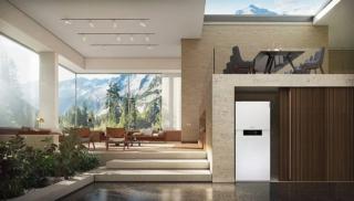 Sistema ibrido Vitocaldens 222-F di Viessmann, adatto anche per zone a clima rigido. Sistema ibrido Vitocaldens 222-F di Viessmann, adatto anche per zone a clima rigido.