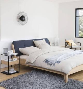 comodino camera letto struttura metallo nero mensola scatola legno raven maisons du monde piano vetro temprato trasparente comodino camera letto struttura metallo nero mensola scatola legno raven maisons du monde piano vetro temprato trasparente
