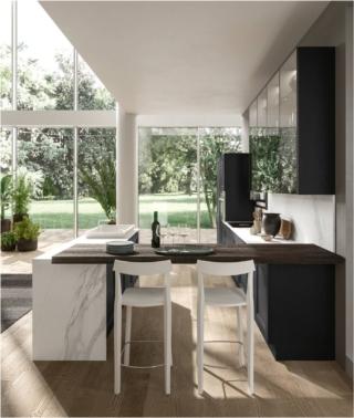 cucina bancone snack grande abete nero ylenia aran cucine ante frassino nero isola cucina bancone snack grande abete nero ylenia aran cucine ante frassino nero isola