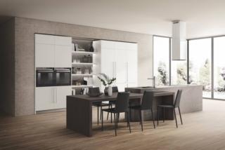 cucina bancone snack tavolo laminato pietra grey tavolo mood scavolini ante decorativo bianco puro isola cucina bancone snack tavolo laminato pietra grey tavolo mood scavolini ante decorativo bianco puro isola