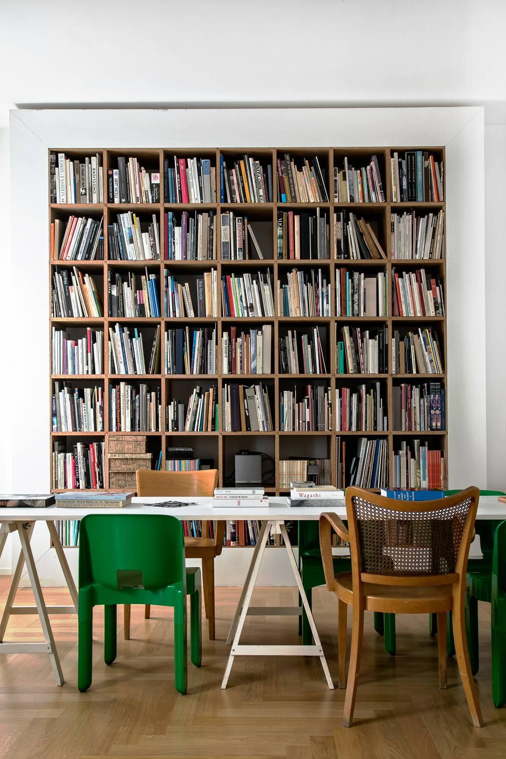 Libreria in legno fai da te creativa da posizionare sulla scrivania per la casa e l’ufficio Wood 