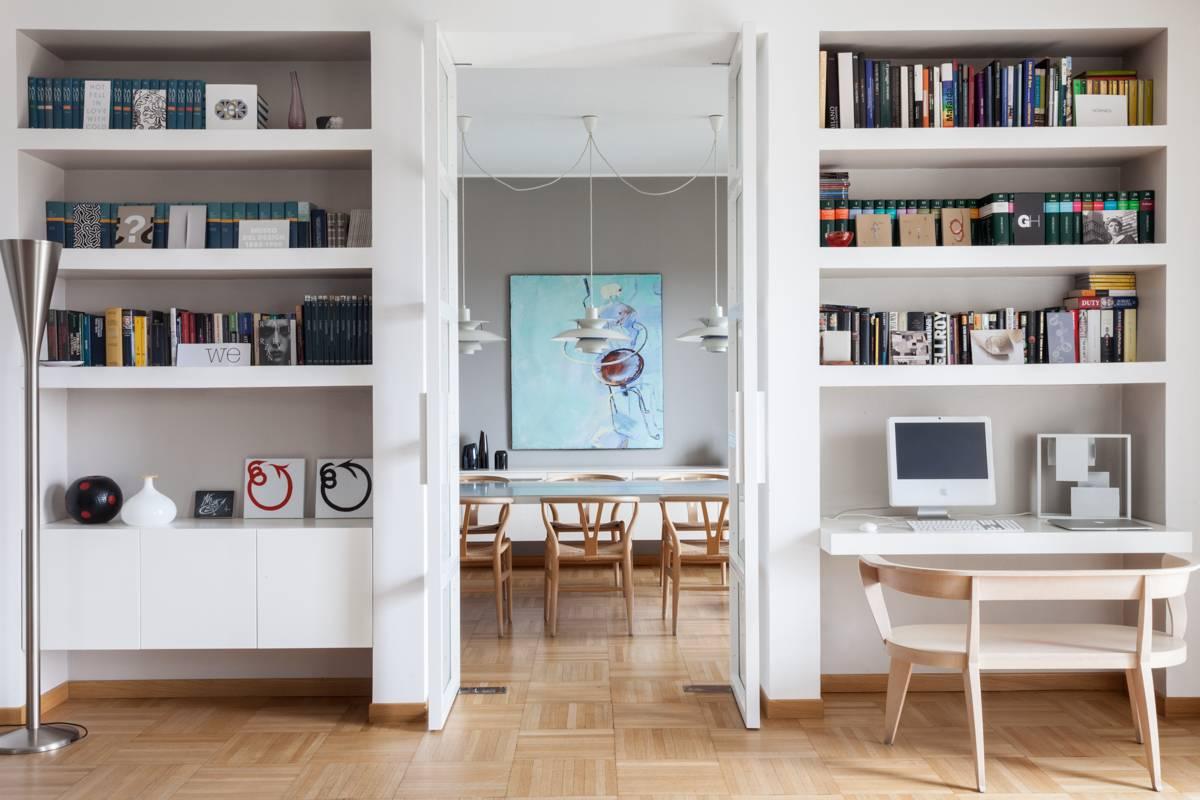 DWLXSH Grande libreria capacità Visualizzare Ufficio Scaffale Multifunzionale Mobili Adatto for Soggiorno Camera da Letto Studio Kitchen Color : White 