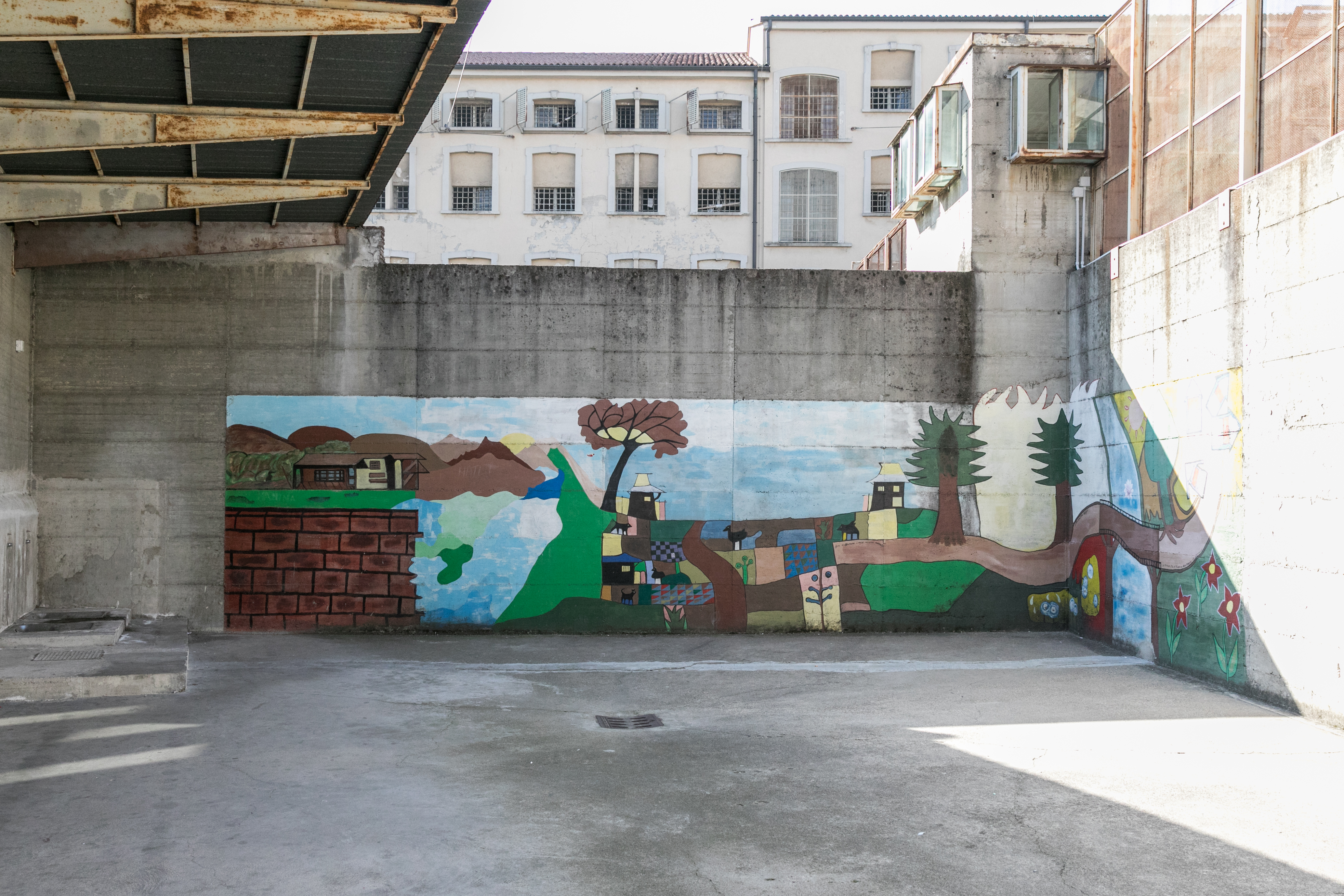 cortile di passeggio 1_Casa Circondariale San Vittore (foto Gianluca di Ioia)