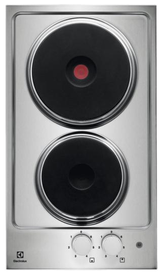 Nel piano elettrico KHS320SX di Electrolux la zona a riscaldamento rapido, contrassegnata da un punto rosso, permette di cuocere in fretta quando si ha poco tempo a disposizione. In acciaio inox, le due manopole permettono una regolazione della temperatura su 7 livelli. Misura 30x51 cm. Prezzo 179,99 euro. www.electrolux.it Nel piano elettrico KHS320SX di Electrolux la zona a riscaldamento rapido, contrassegnata da un punto rosso, permette di cuocere in fretta quando si ha poco tempo a disposizione. In acciaio inox, le due manopole permettono una regolazione della temperatura su 7 livelli. Misura 30x51 cm. Prezzo 179,99 euro. www.electrolux.it