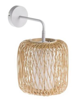 applique diffusore guscio rattan naturale struttura bianca brandani applique diffusore guscio rattan naturale struttura bianca brandani