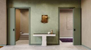 La porta pieghevole con l’innovativo sistema di apertura Fold di Ferrero Legno è una soluzione ideale per chiudere spazi stretti e fornire un’apertura e chiusura ergonomicamente avanzata, da aperta occupa uno spazio minimo sfruttando ogni centimetro. In foto con maniglia Wave e finitura Ultra Opaco Laguna il prezzo è 1.782 euro www.ferrerolegno.com La porta pieghevole con l’innovativo sistema di apertura Fold di Ferrero Legno è una soluzione ideale per chiudere spazi stretti e fornire un’apertura e chiusura ergonomicamente avanzata, da aperta occupa uno spazio minimo sfruttando ogni centimetro. In foto con maniglia Wave e finitura Ultra Opaco Laguna il prezzo è 1.782 euro www.ferrerolegno.com