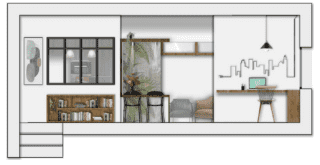 Progetto Hana Lakhzouri, Studio HD, con zona studio al centro www.ristrutturazionihd.com