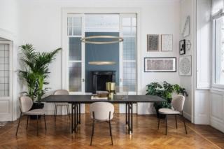 tavolo rettangolare allungabile piano accoppiato ceramica vetro effetto marmo nero calacatta base metallo nero berlin calligaris tavolo rettangolare allungabile piano accoppiato ceramica vetro effetto marmo nero calacatta base metallo nero berlin calligaris