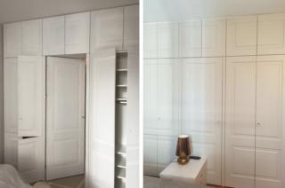 Una parete in stile retro