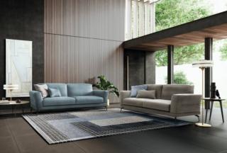 divano tre posti cuscini schienale braccioli imbottiti misto piuma piedini design estate lecomfort divano tre posti cuscini schienale braccioli imbottiti misto piuma piedini design estate lecomfort
