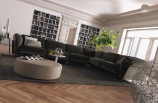 pouf grande rotondo rivestimento tessuto tortora febal casa pouf grande rotondo rivestimento tessuto tortora febal casa