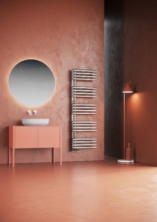 scaldasalviette Kelly 38 di Cordivari Design in acciaio inox lucido scaldasalviette Kelly 38 di Cordivari Design in acciaio inox lucido